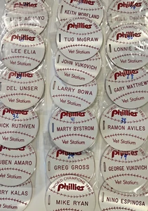 Veterans Stadium Philadelphia Phillies "World Champions 1980" TWA luggage tags! - Picture 1 of 5