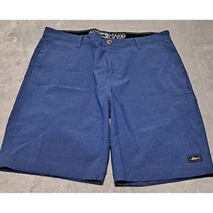 Pelagic mako hybrid shorts blue fishing outdoors men's casual fit 38 (tag 36) - Picture 1 of 6