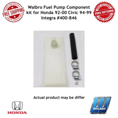 Kit de componentes de bomba de combustible Walbro para Honda 92-00 Civic 94-99 Integra #400-846 Foto 1 de 4