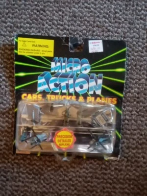 Funrise Micro Action Cars, Trucks & Planes #10004. Sealed Bent Card - Image 1 of 2