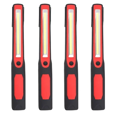 4 Stück LED Arbeitslampe COB Stableuchte Taschenlampe Arbeitsleuchte Magnetisch - Bild 1 von 4