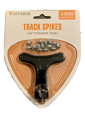 SOFSOLE Replacement Track Spikes 1/8" Pyramid Steel 14 Cleats 1 Shoe
