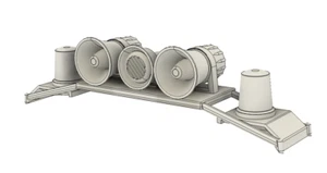 Blaulichtbrücke Wartburg Volkspolizei  1:87 Modell Bausatz 3D Druck DDR GDR - Bild 1 von 2