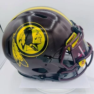 Washington Redskins Custom Auth Helmet Krackle with Chrome decals and Visor - Picture 1 of 5