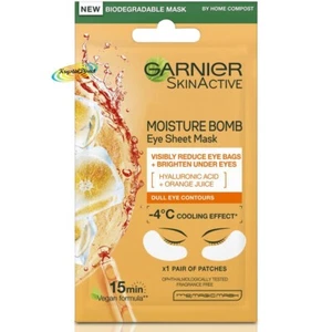 Garnier Skin Active Moisture Bomb Eye Sheet Mask for Dull Tired Eyes - Picture 1 of 1