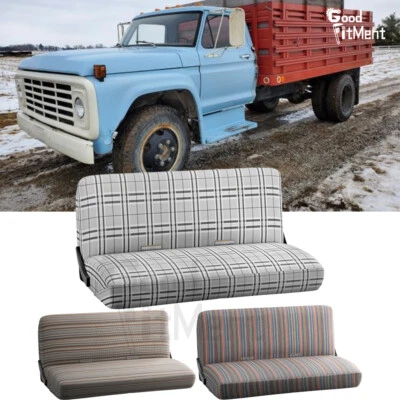 Cubierta de asiento de banco para camioneta Ford F-600 1970-94 Foto 1 de 4