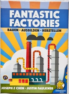 Fantastic Factories Strohmann Games Brettspiel Kennerspiel Strategiespiel Solo - Bild 1 von 8