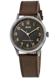 Tissot Heritage 1938 Automatic COSC 39mm Black Dial Watch T142.464.16.062.00 - Picture 1 of 3