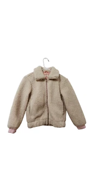 Abrigo Crewcuts Everyday Girls marfil talla 12 Foto 1 de 4