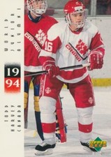 1995 Upper Deck World Junior Alumni #14 TODD HARVEY - Team Canada