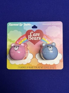Care Bears Lippenbalsam 2er Set aromatisierte Lippenbalsame Erdbeere und Heidelbeere Neu - Bild 1 von 2