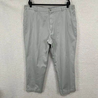 Pantalones de Colección J. Peterman Hombre 46/32 (Se Adapta a 44x30) Beige Pesado Años 90 Algodón Foto 1 de 4