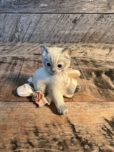 Vtg Porcelain Kitten With Ballet Slippers By Country Artists 02224 - Picture 1 of 10