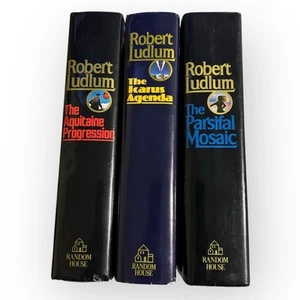 Robert Ludlum Cold War Espionage Lot | 1st Editions w/ Dust Jackets VG - Picture 1 of 10