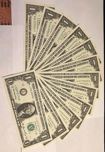 2006 One Dollar Bills $1 COMPLETE DISTRICT SET 12 Notes Federal Reserve #247 - Picture 1 of 2