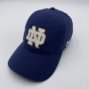 Notre Dame Fighting Irish Hat WOMENS Under Armor ISO Chill Blue Drifit Strapback - Picture 1 of 11