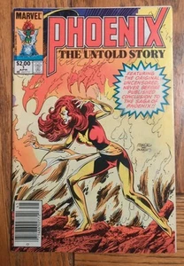 PHOENIX 1 MARVEL COMICS BOOK UNTOLD STORY CLAREMONT NEWSSTAND X-MEN (1984) B&B - Picture 1 of 2