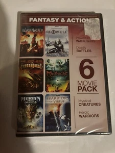 Fantasy & Action 6-Movie Pack (DVD) Beastmaster, Beowulf, Dragonquest - Imagen 1 de 2