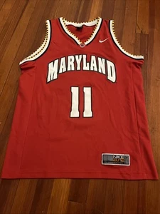 Men’s Nike Elite Maryland Terrapins Basketball Jersey #11Red Terps Size Large - Picture 1 of 12