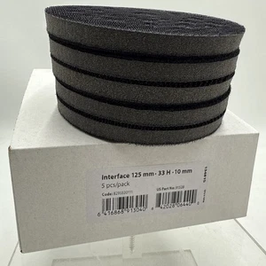 Lijadora de almohadilla de interfaz Mirka de 5" x 0,39" de altura gancho y bucle 33 orificios 5 piezas - Imagen 1 de 3