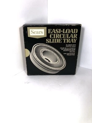 Sears Easi-Load Circular Slide Tray Holds 100 2x2  Continuos Projection - Image 1 of 4