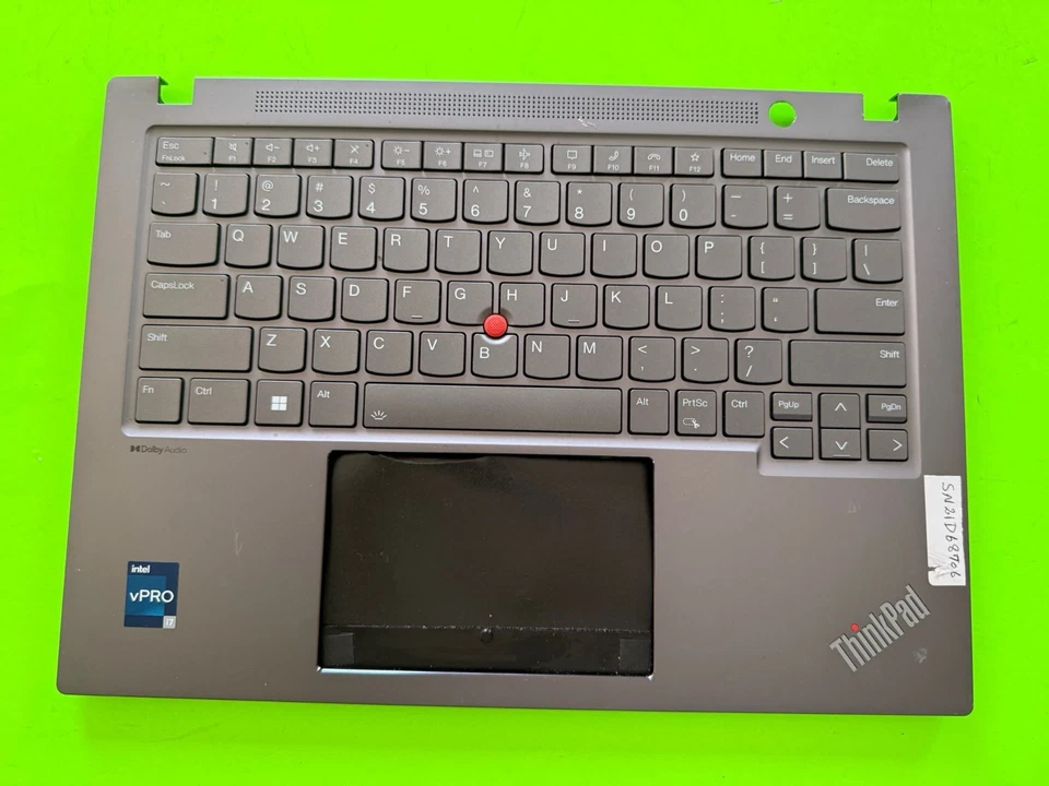 SN21D68706 Lenovo ThinkPad T14s Gen 3 14" reposamanos con teclado táctil retroiluminado Foto 1 de 4