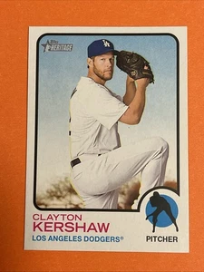 2022 Topps Heritage Clayton Kershaw 725 High # Numero SP Dodgers - Foto 1 di 2