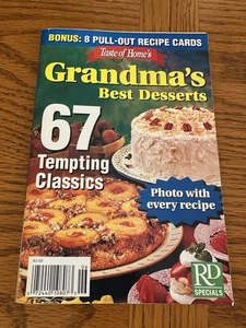 Vintage 2001 Taste Of Home Grandma’s Best Desserts Cookbook Recipes Cook Book - Picture 1 of 1