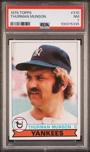 Topps #310 1979 - Thurman Munson - PSA 7 ¡Casi como nuevo!! - Imagen 1 de 2