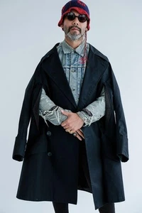 IMA ZINE x Scye Tent Line Coat Size US 6 Oversized Used Unique Design - Picture 1 of 12