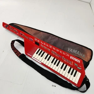 Yamaha SHS-10R rot FM Digital Schulter Key Midi Synthesizer KEYTAR getestet funktioniert - Bild 1 von 12
