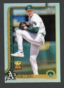 2025 Topps Chrome - Mason Miller Refractor Parallel - Rookie Cup Card #142 - Bild 1 von 2
