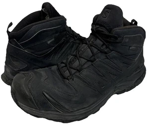Salomon XA Forces Mid GTX Mens 13 Black Gore-Tex Trail Hiking Shoes - Picture 1 of 9