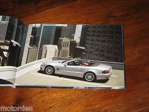 Mercedes-Benz SL-CLASS ROADSTERS 2002 promo color hard back BOOK 62pgs FREE POST - Picture 1 of 10