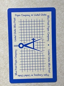 Vintage United States Blue Print Paper Company Single Swap Playing Cards PC519 - Picture 1 of 2