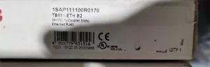 ABB TB511-ETH 1SAP111100R0170 CPU TERMINAL BASE .24VDC 1X COUPLER SLOTS NEW - Picture 1 of 4