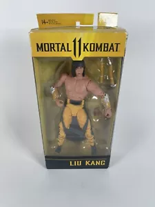 McFarlane Mortal Kombat 11 Liu Kang YELLOW VARIANT Action Figure Sealed box wear - Picture 1 of 5