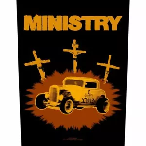 MINISTRY JESUS BUILT MY HOTROD LARGE SIZE SEW ON BACK PATCH OFFICIALLY LICENSED - Picture 1 of 7