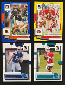 2022 Donruss Football Rated Rookie/Press Proof Yellow/Blue YOU PICK RC NFL