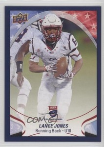 2017 Upper Deck USA Football Blue Border Lance Jones #41