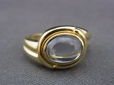 schöner Ring 333/- Gold mit Aquamarin - Bild 1 von 4