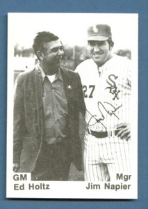 1976 TCMA Appleton Foxes JIM NAPIER Manager WASCO California ED HOLTZ GM