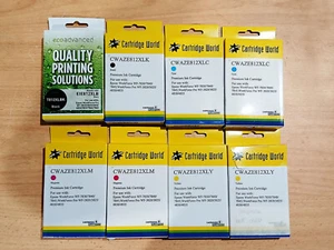 8x CWAZE812XM Ink Cartridges for Epson WF7830 WF7840 WF7845 WF3820 WF3825 WF4830 - Picture 1 of 5