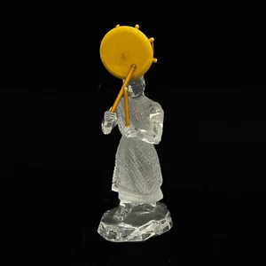Saint St Louis Frankreich Kristall Kunst Glas Musiker Figur Trommler Trommler - Bild 1 von 7