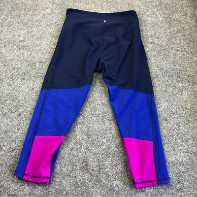 Old Navy Active Go Dry púrpura azul negro leggings de tiro alto grandes yoga Foto 1 de 4
