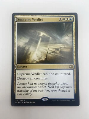 MTG Magic the Gathering Supreme Verdict (210/256) Iconic Masters -NM - Image 1 of 2