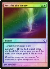 Rest for the Weary FOIL Worldwake PLD White Common MAGIC MTG CARD ABUGames