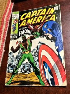 FRISCHER CAPTAIN AMERICA #117 MARVEL 1969 1. AUFTRITT VON FALCON ALIAS SAM WILSON - Bild 1 von 19