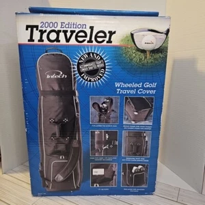 Intech 2000 Edition Traver Golf Travel Cover Bag with Wheels Black New Open Box - Picture 1 of 9
