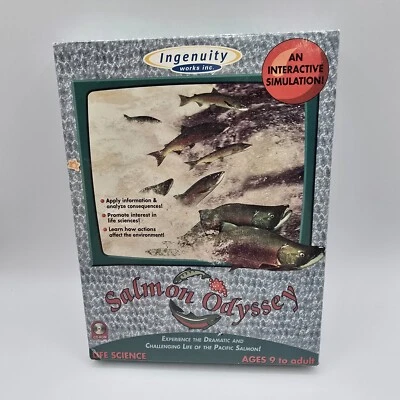 Salmon Odyssey Interactive Simulation Ingenuity Works Inc Life Science CD Rom - Image 1 of 4